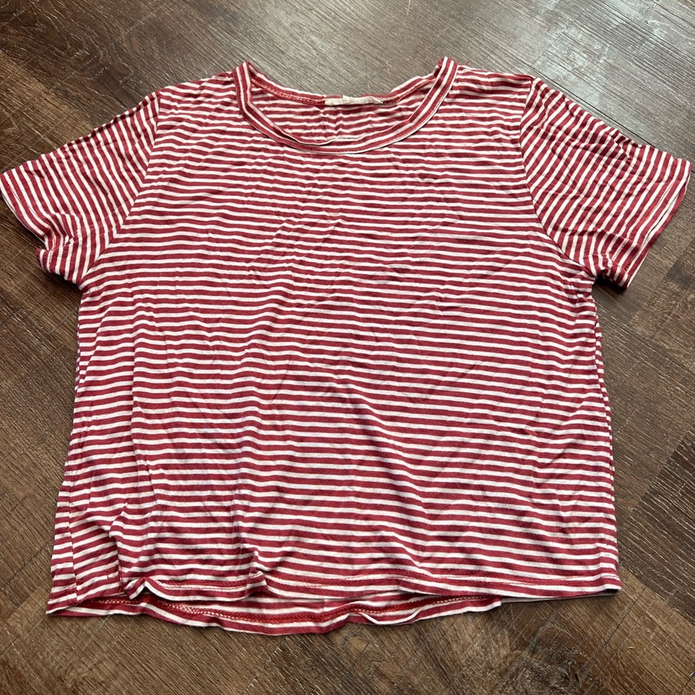 Striped cropped tshirt